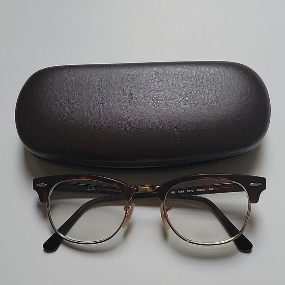 Ray-Ban RX 5154 Havana Brown 49 mm Unisex Eyeglasses Frame main image 4